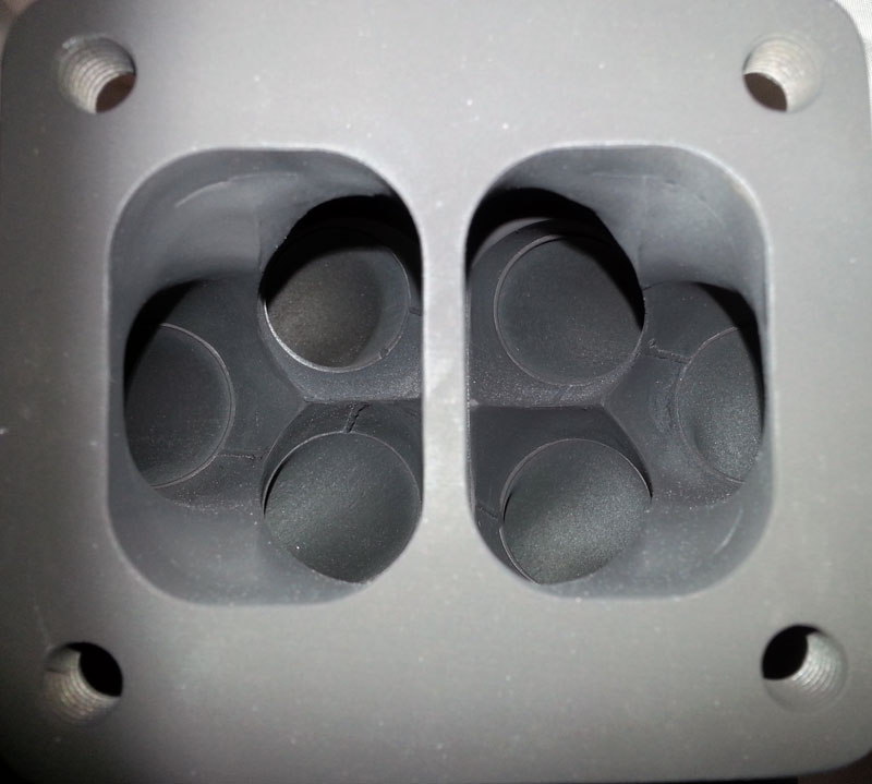 6Boost twin scroll manifold flange