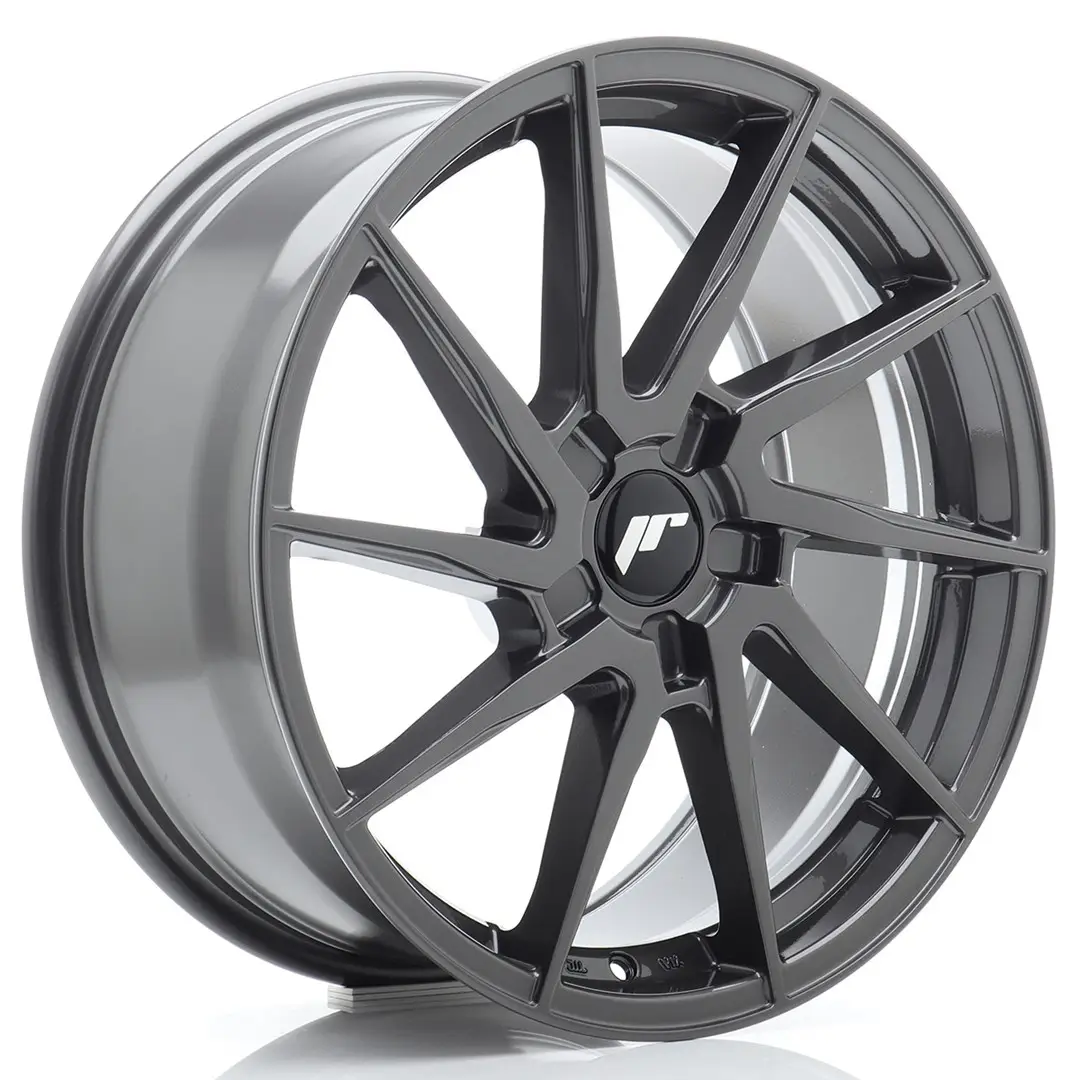 Japan Racing JR Wheels JR36 18" x 8J ET20-45 Custom PCD Hyper Gray